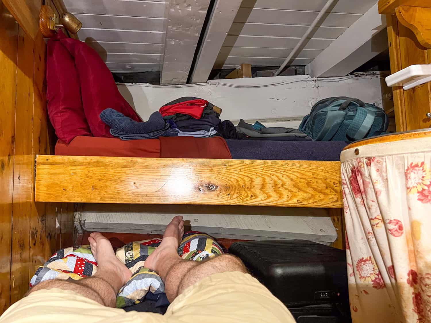 View from my bed on a Maine windjammer cruise