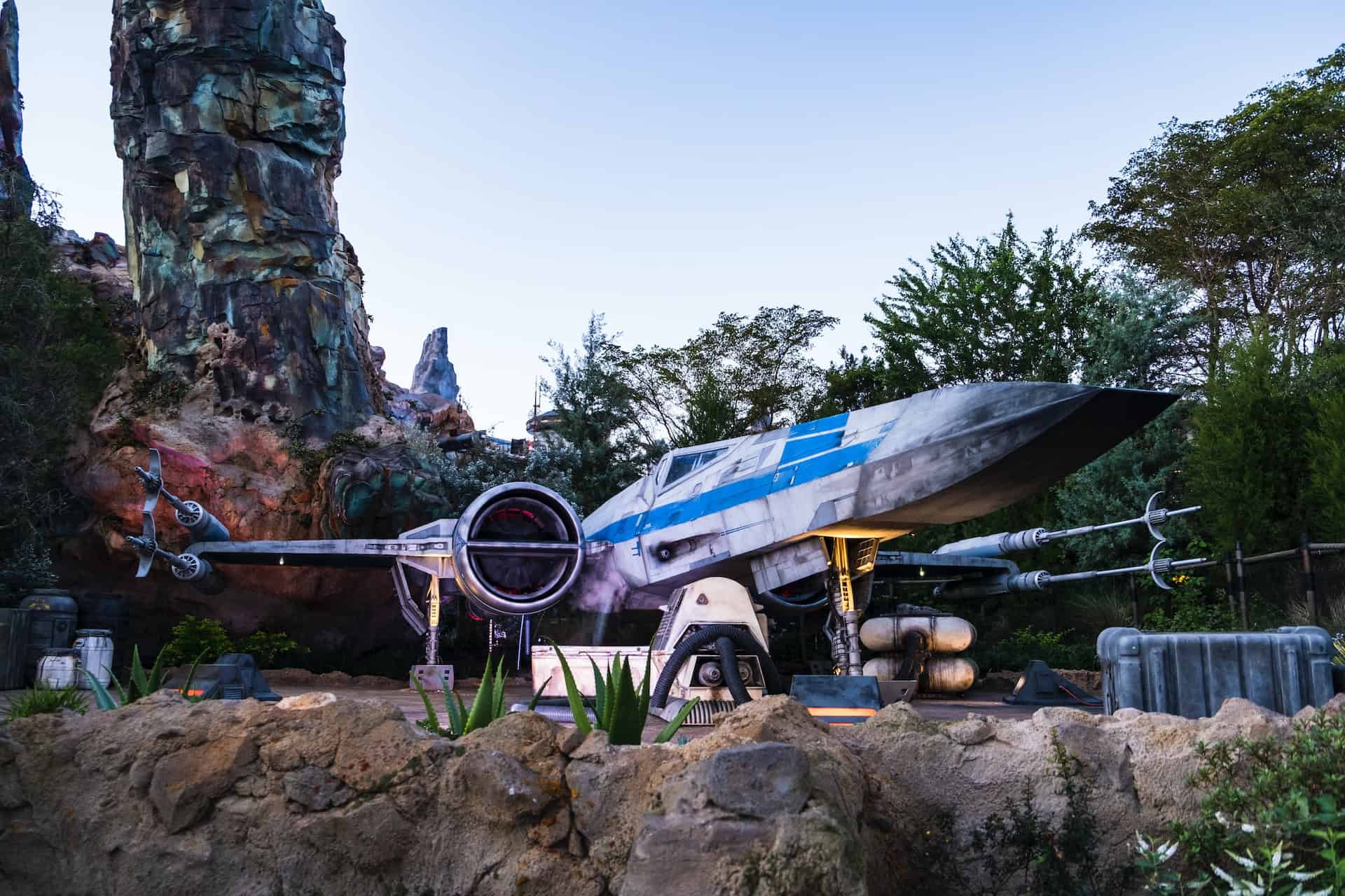 X-Wing fighter at Disney World in Florida (photo: Brian McGowan)