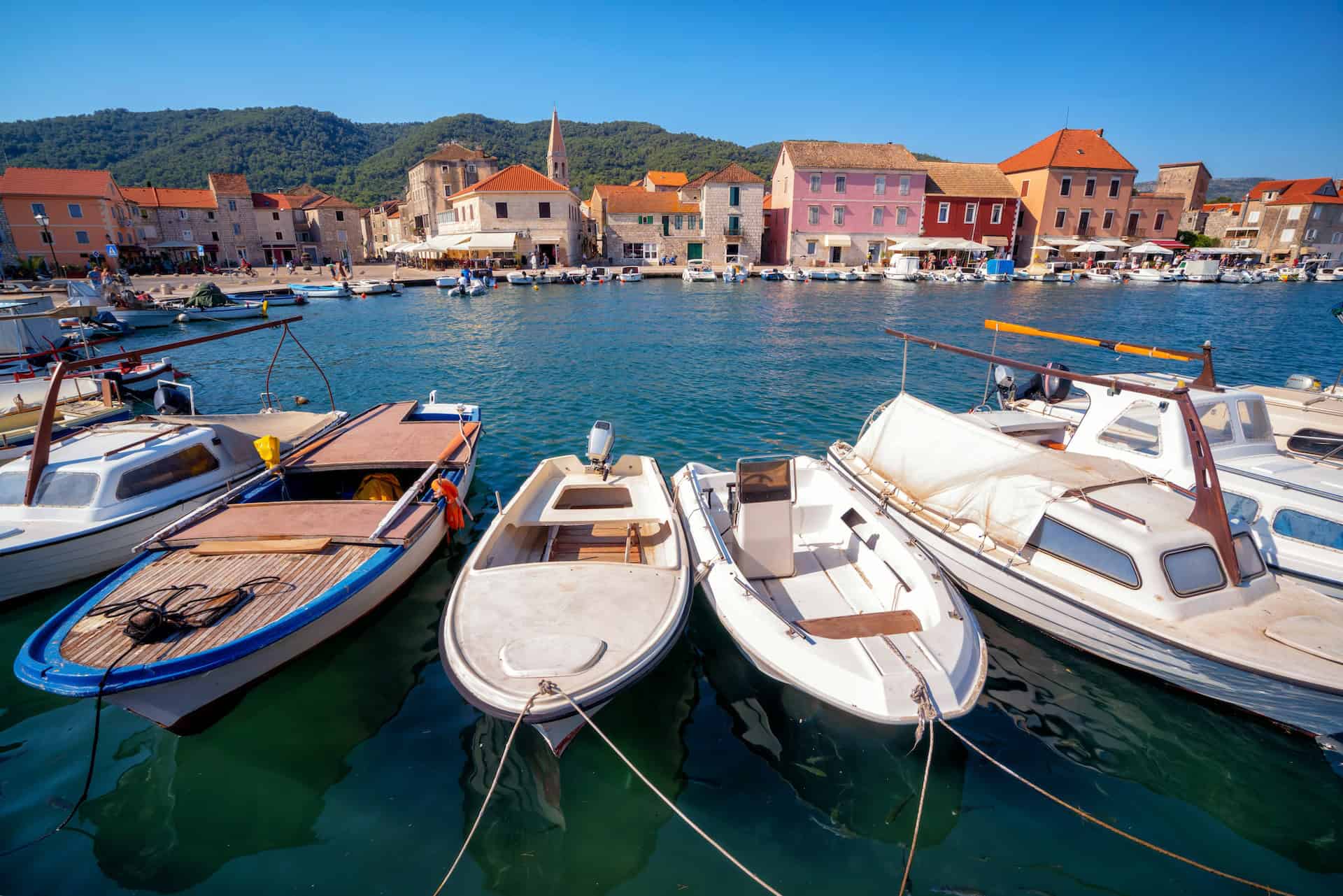 Boats in Hvar (Getty Photo Licensed under the Unsplash+ License)