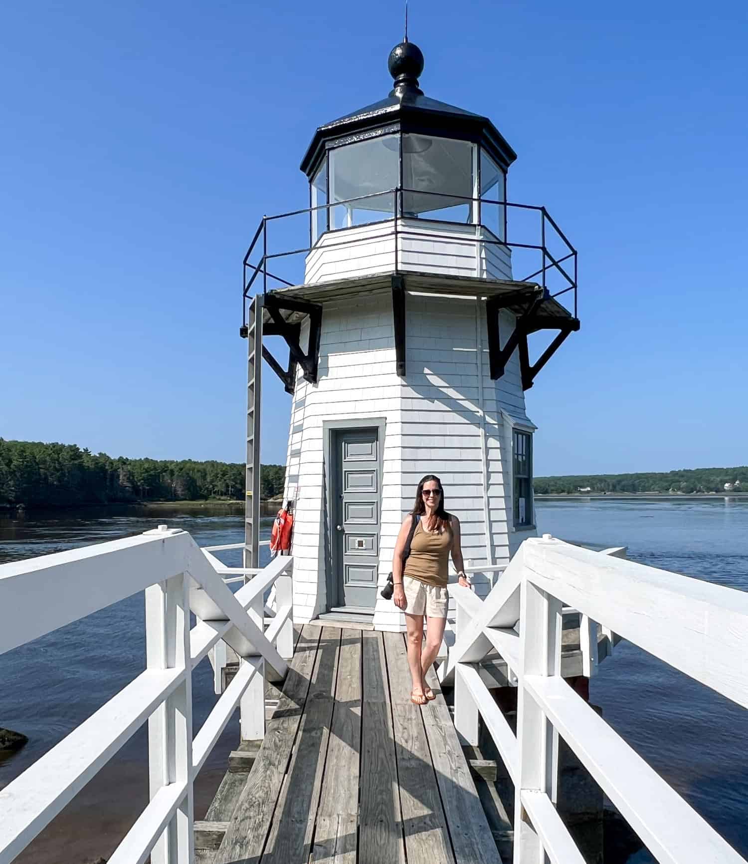 Kel at Doubling Point Lighthouse