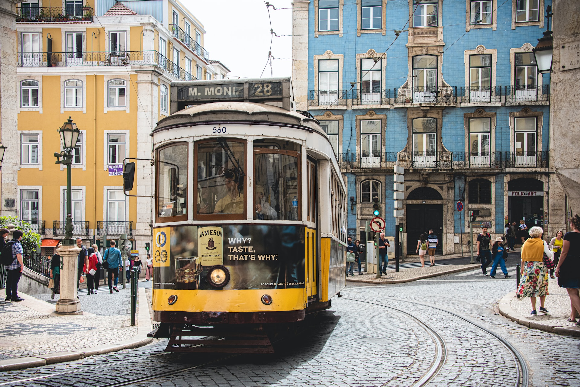 Tram in Lisbon, one of Portugal's most visited cities (photo: Paulo Evangelista)