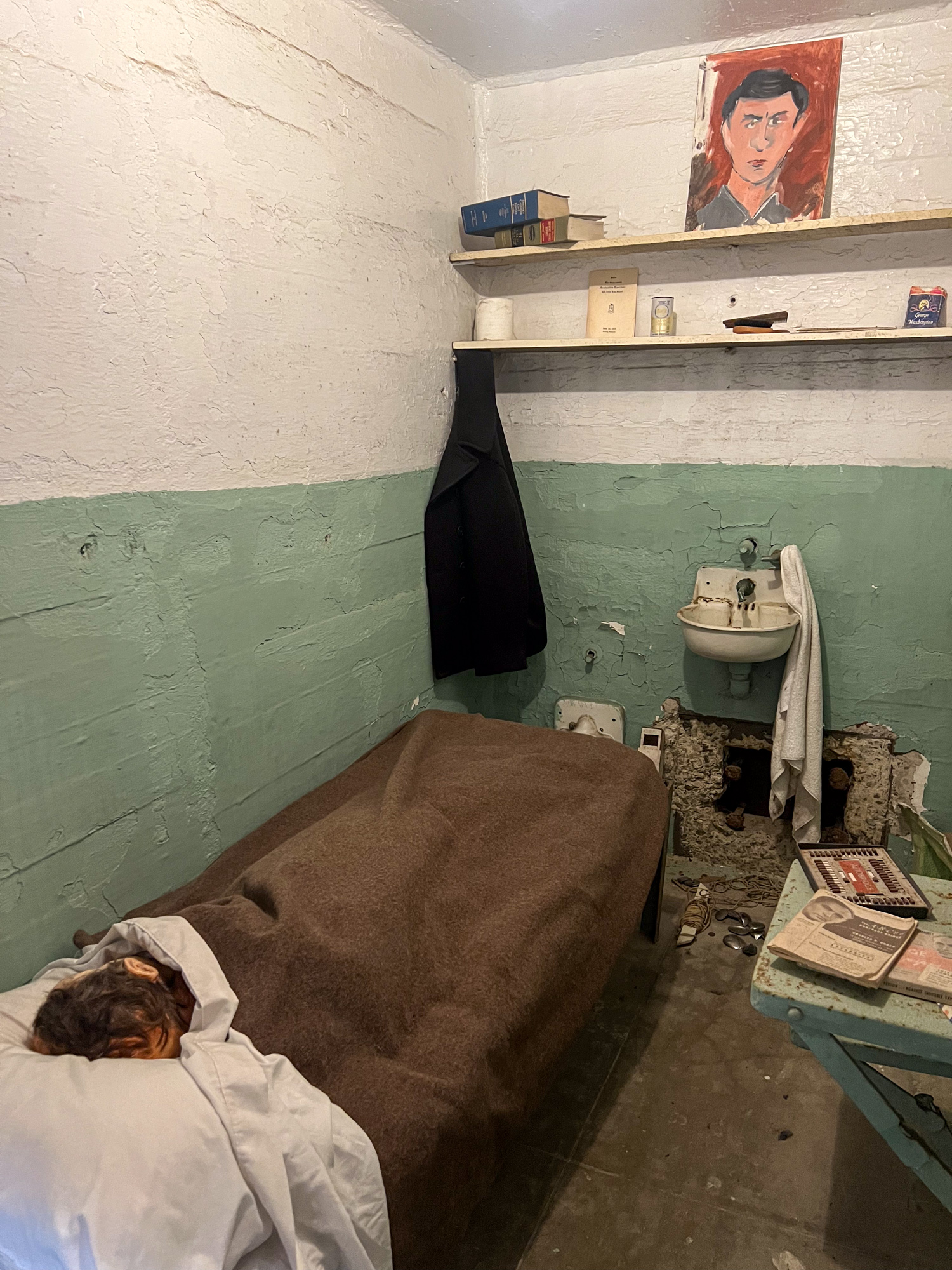 Prison cell at Alcatraz