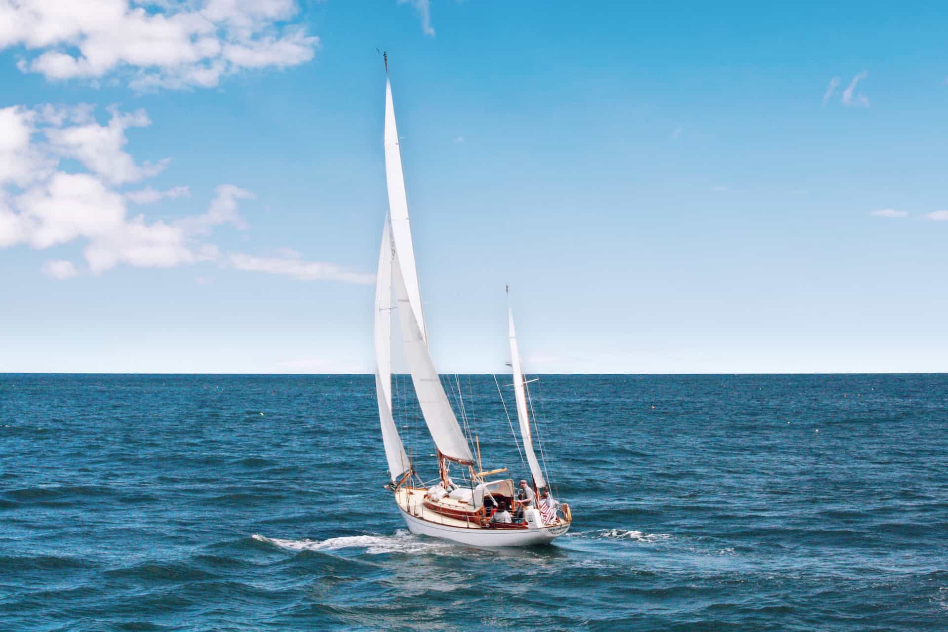 Sailing Casco Bay, Maine (photo: Kristel Hayes)