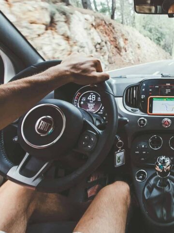 Driving in Mallorca, Spain (photo: Eugene Zhyvchik).