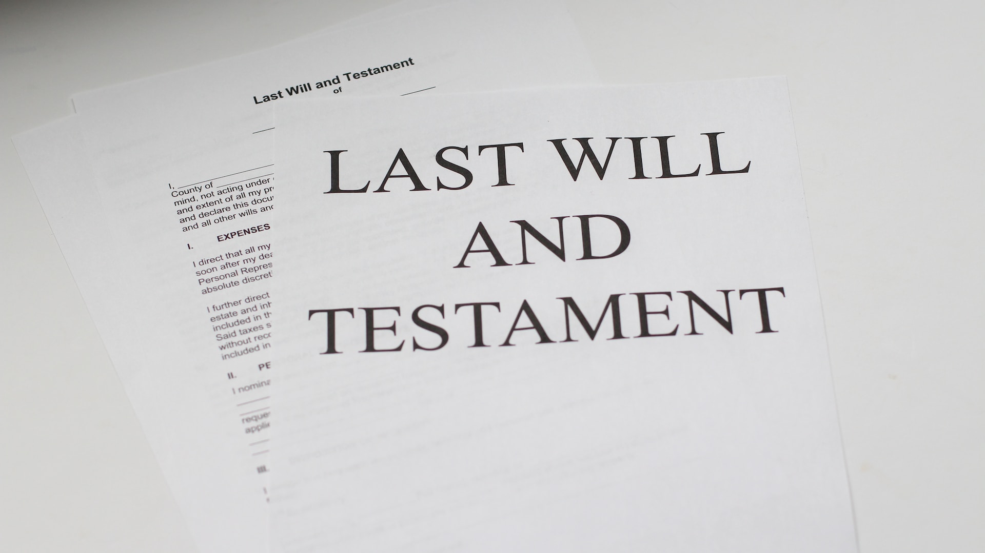 Last Will and Testament (photo: Melinda Gimpel)