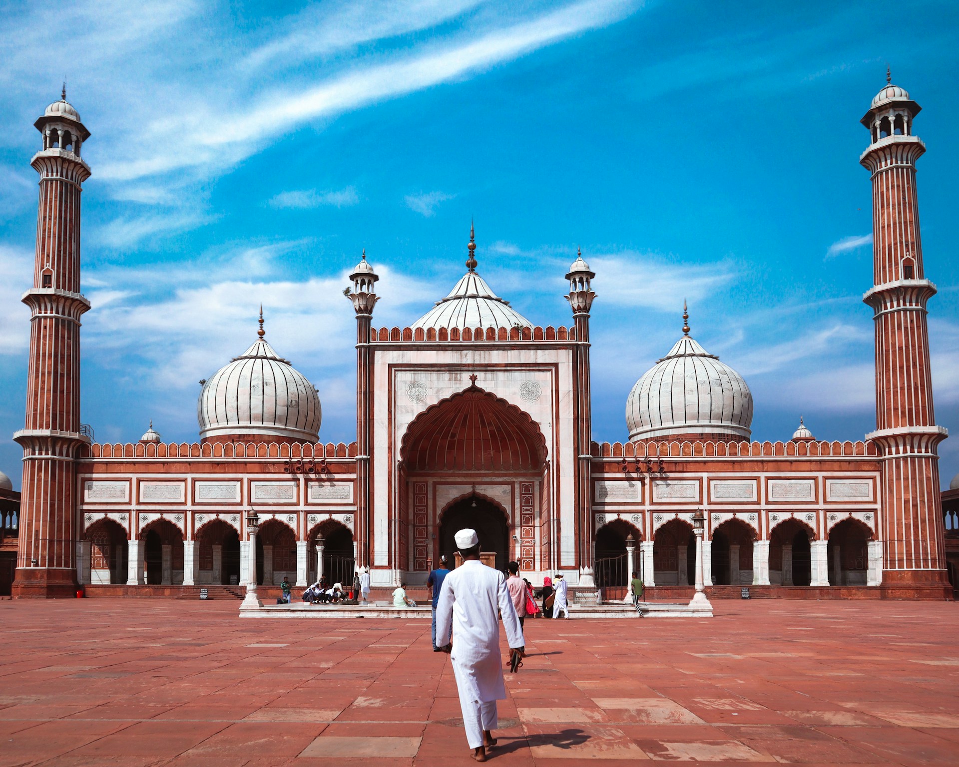 Jama Masjid, the biggest Mosque in Delhi (photo: Mayur Sable).