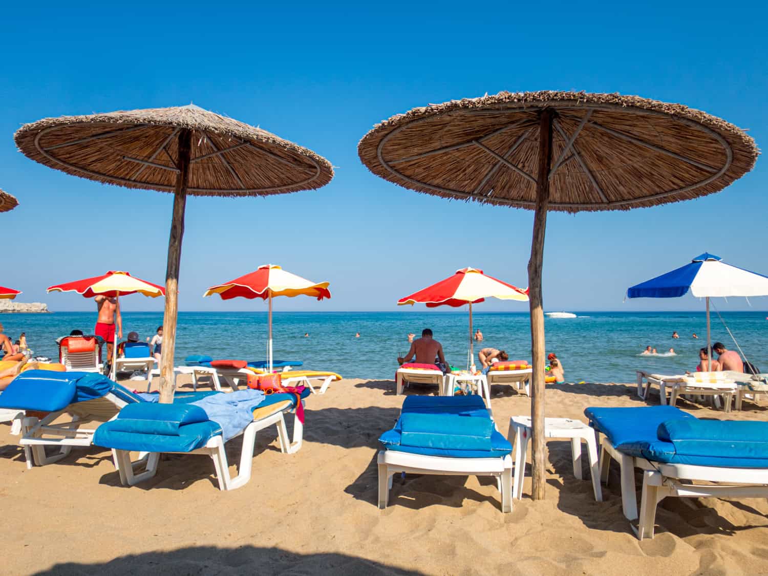 Tsambika Beach on Rhodes.