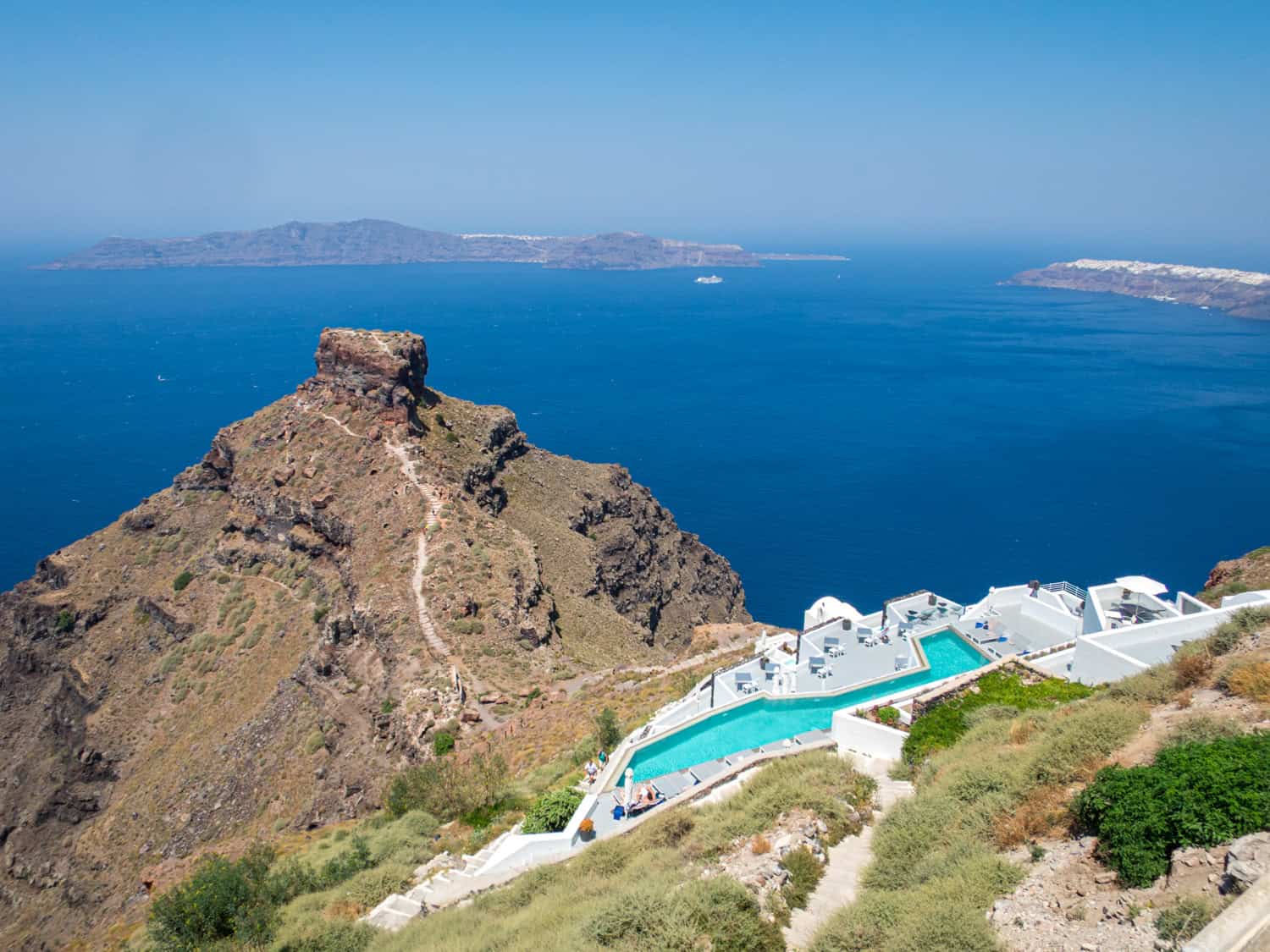 Skaros Rock on Santorini.