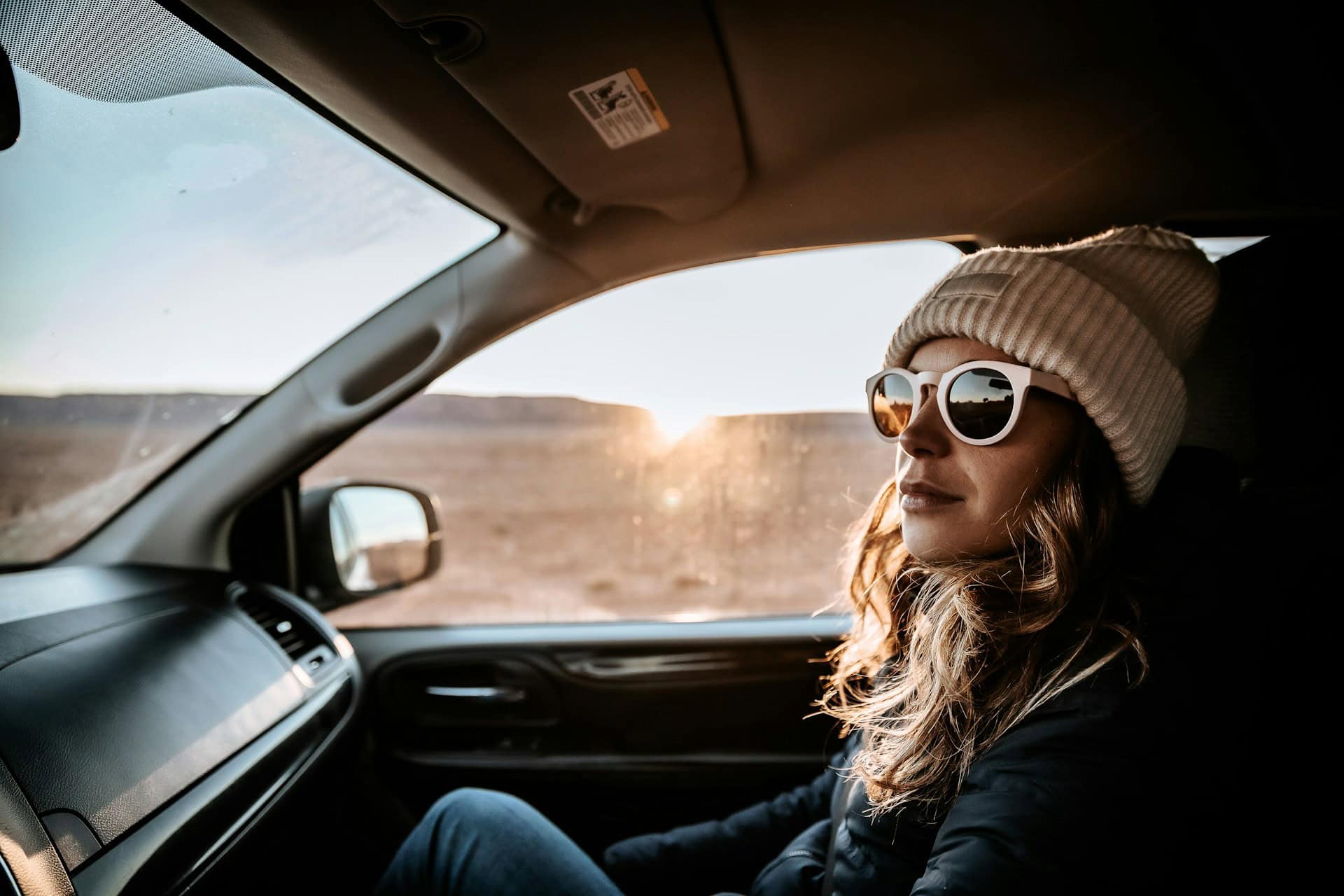 Driving through Joshua Tree National Park (photo by Stephen Meslin).