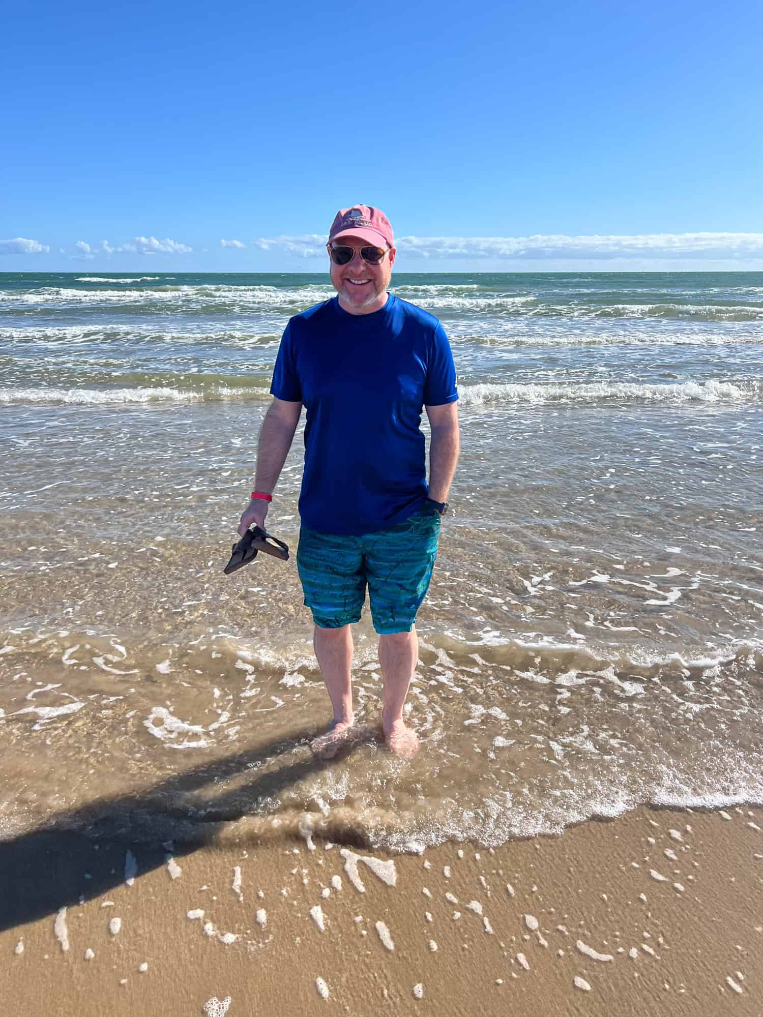 Dave on Sea Shell Beach (photo by Kelly Lemons).
