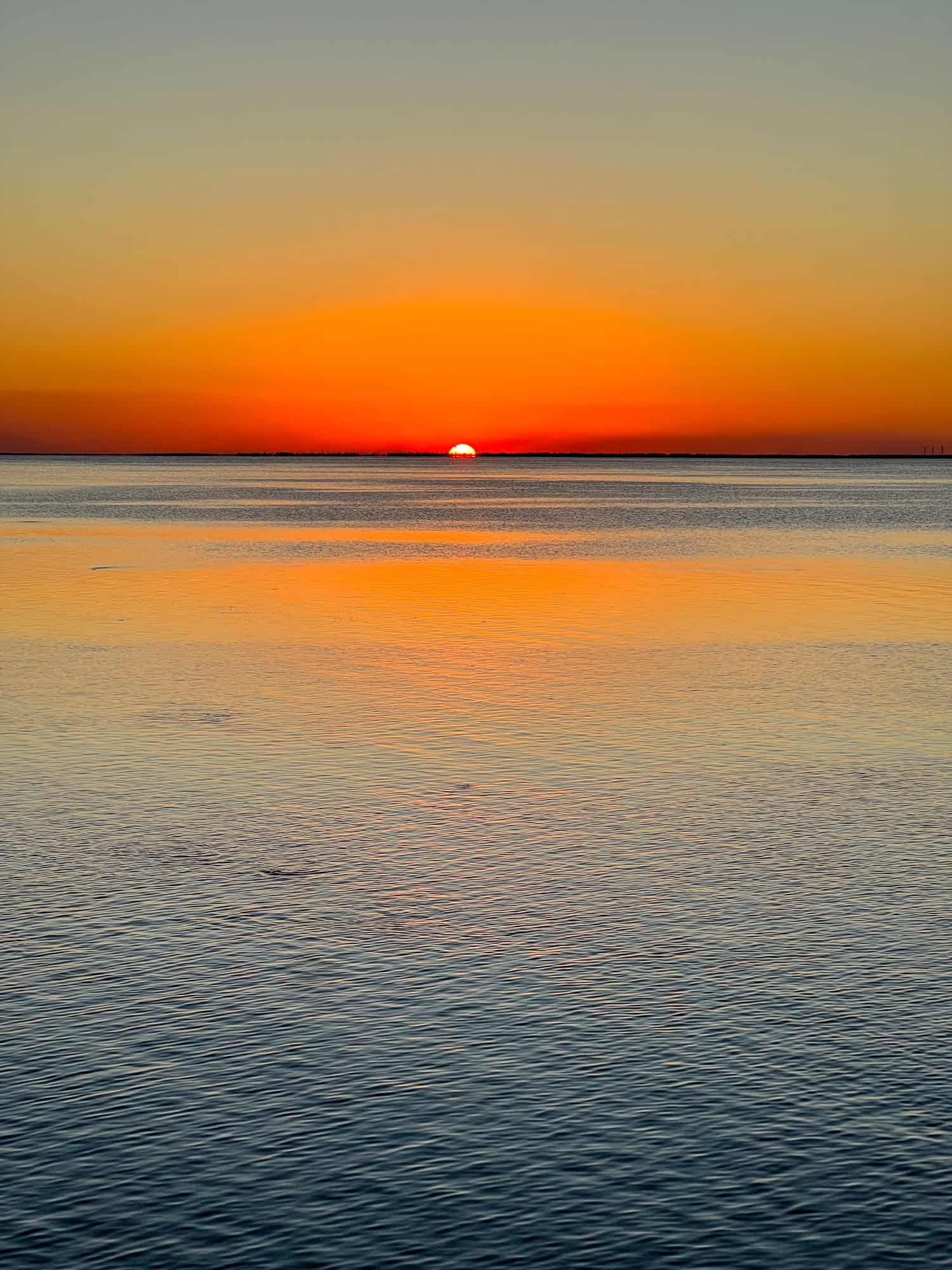 South Padre Island sunset.