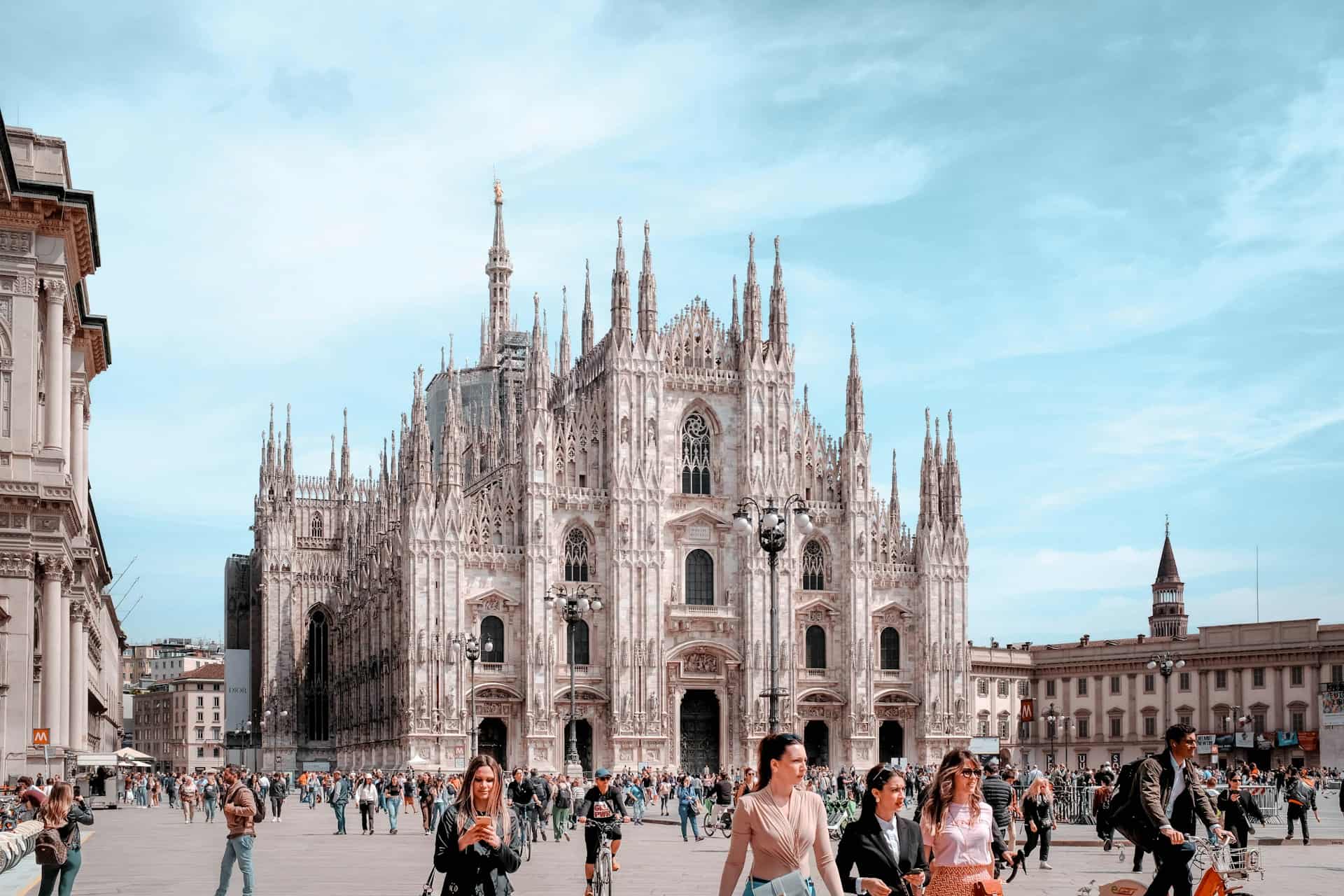 The Duomo in Milan (photo by Zach Rowlandson, Unsplash).