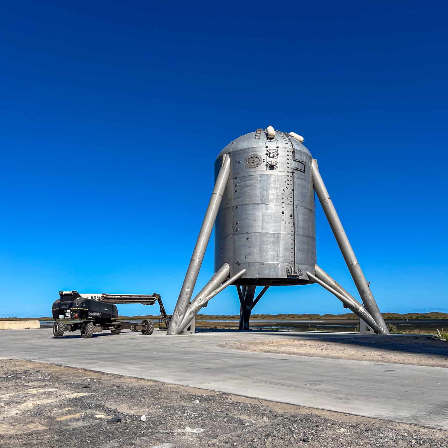 Starhopper, a Starship low-altitude test flight prototype