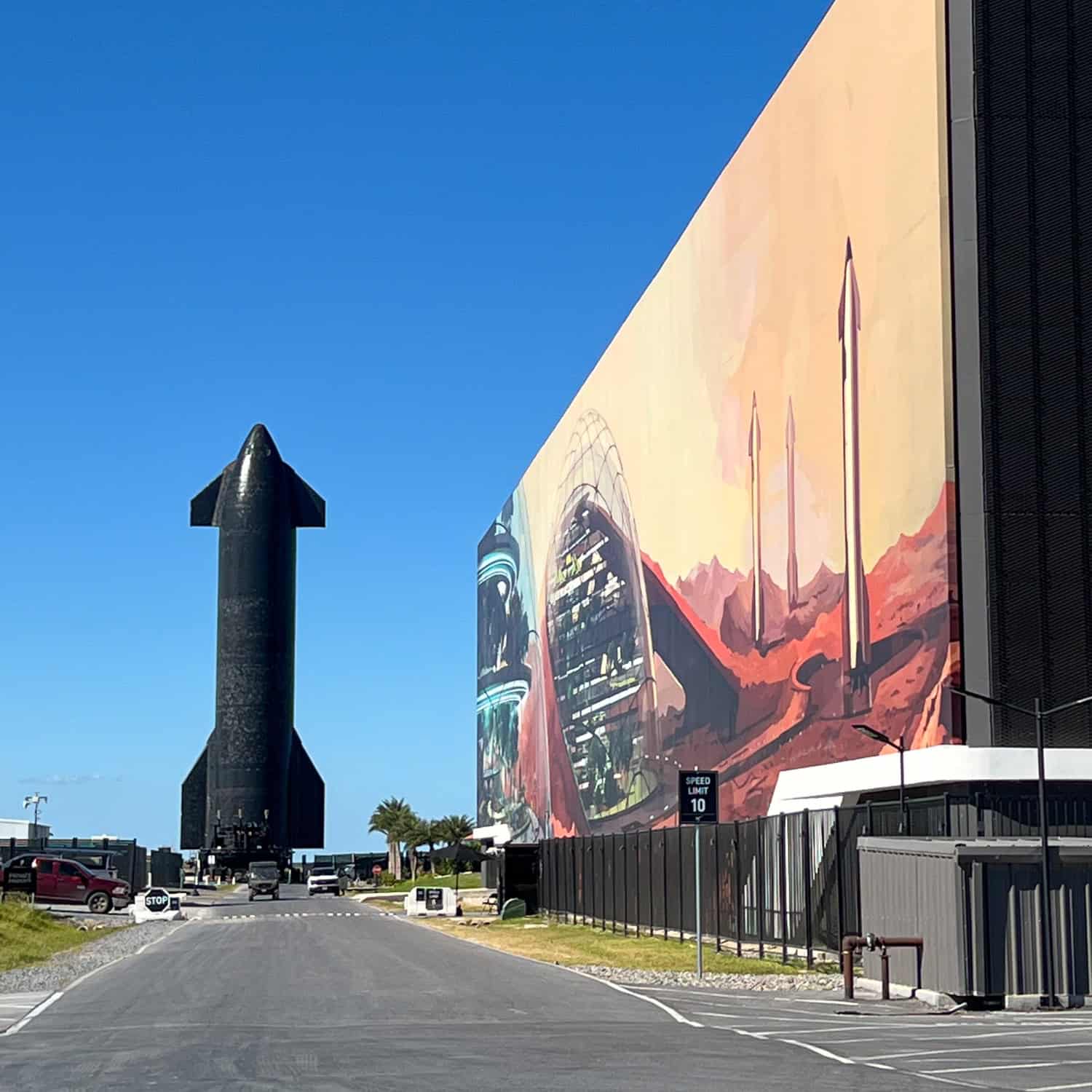 A Starship as seen from Highway 4.