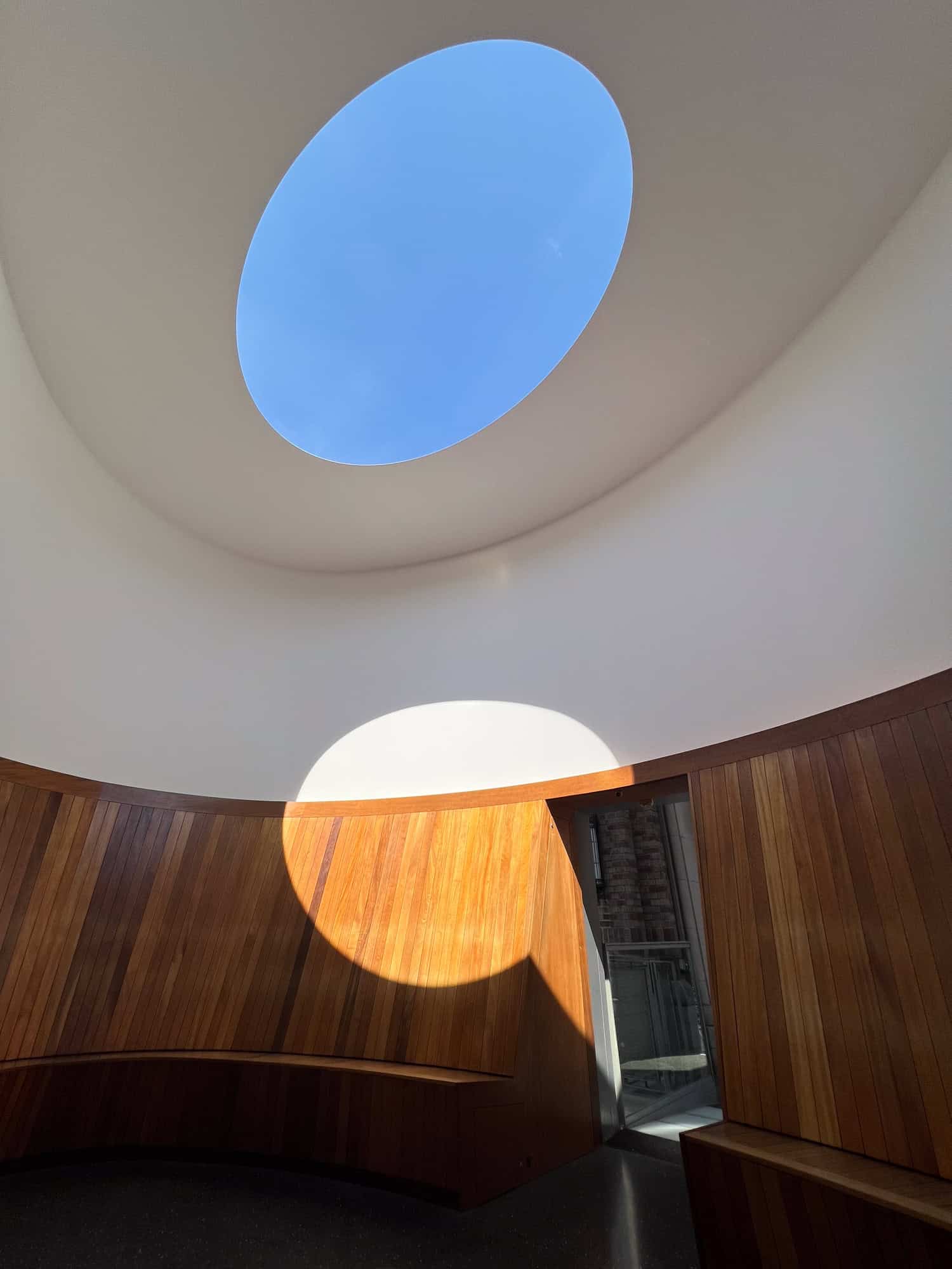 A James Turrell installation at the Henry Art Gallery.