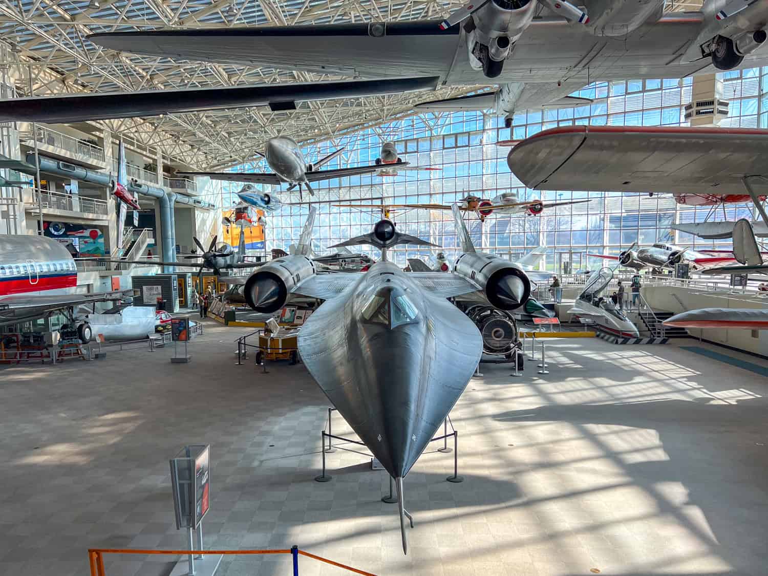 Lockheed SR-71A Blackbird at the Museum of Flight.