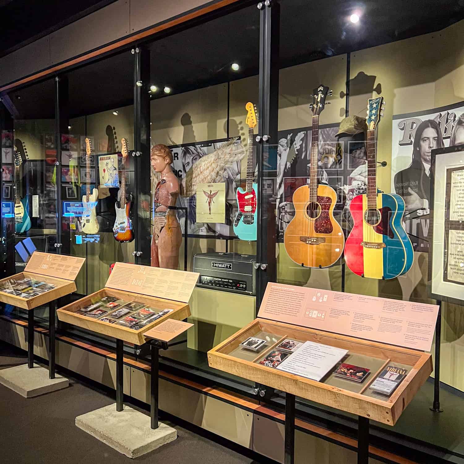 Nirvana exhibit.