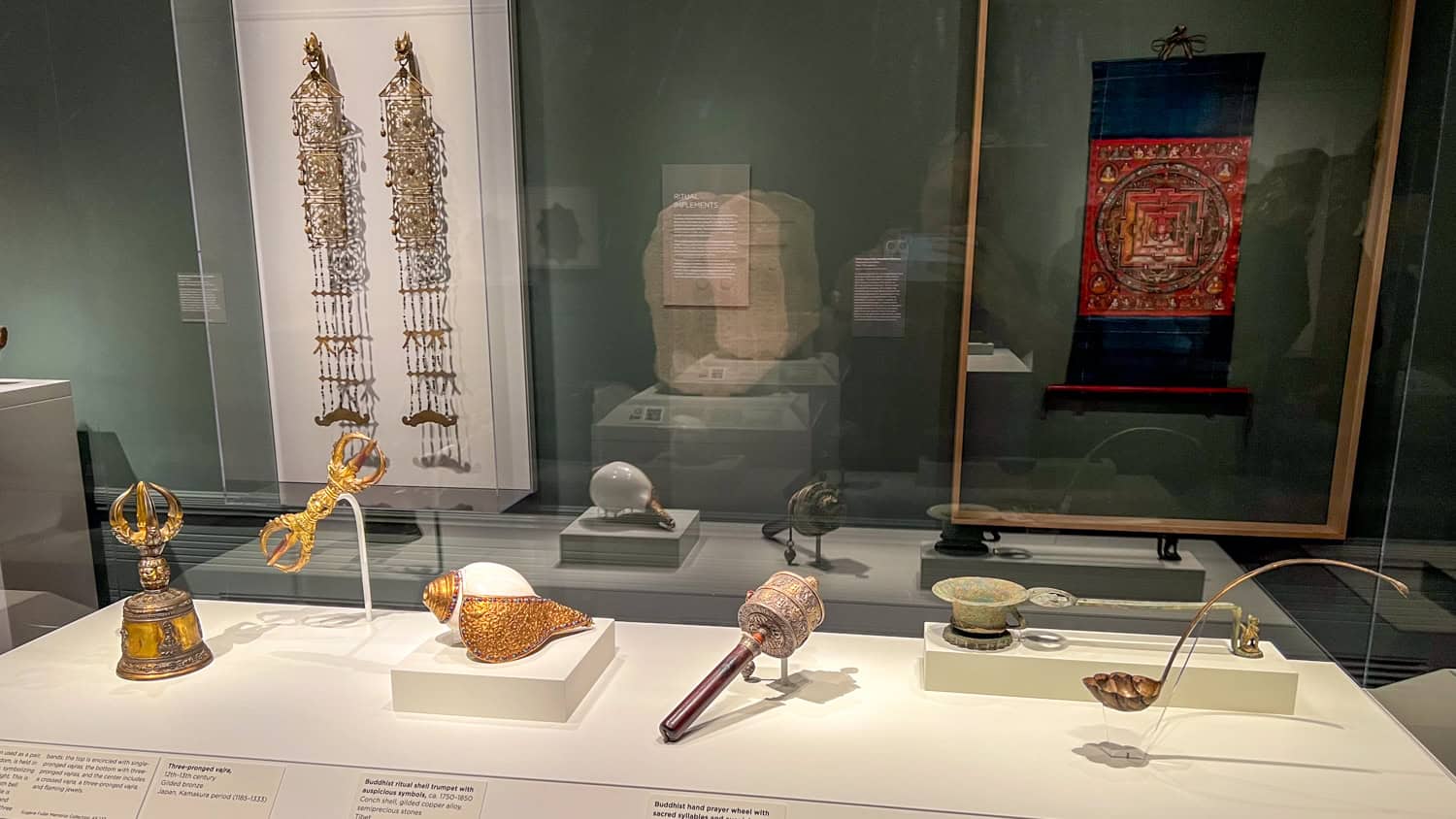 Buddhist religious artifacts.