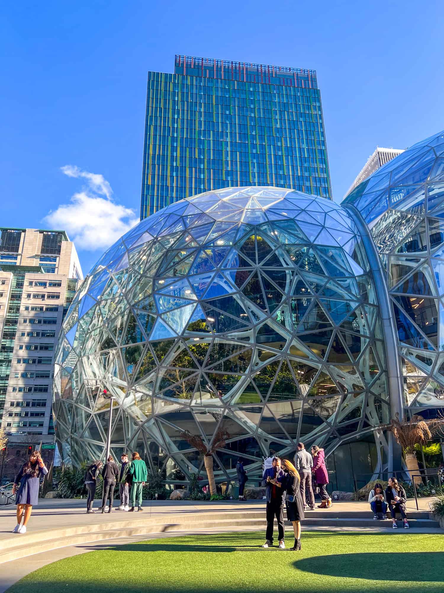 The Spheres in Seattle, WA.