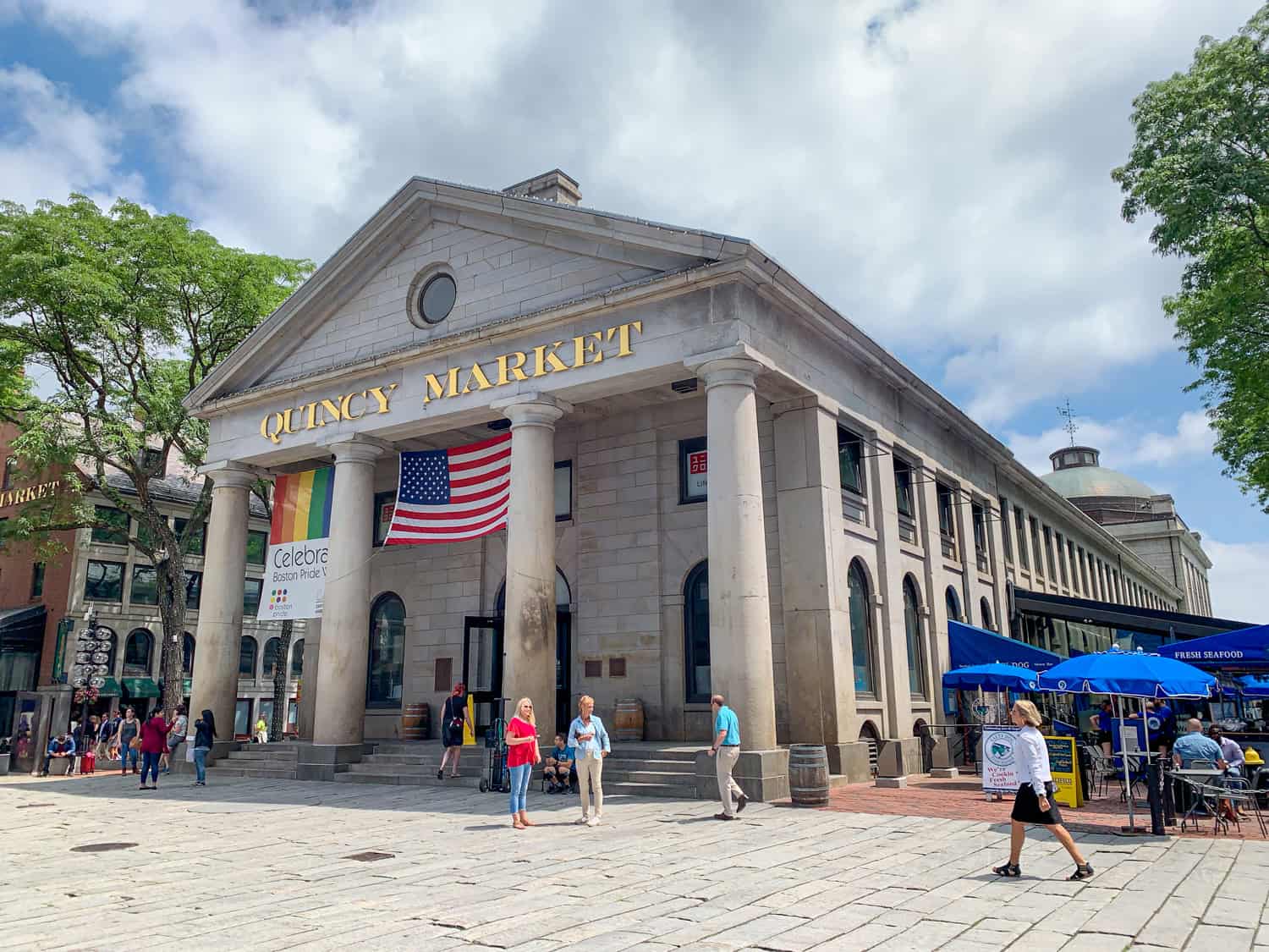 Quincy Market in Boston (photo: Dave Lee).