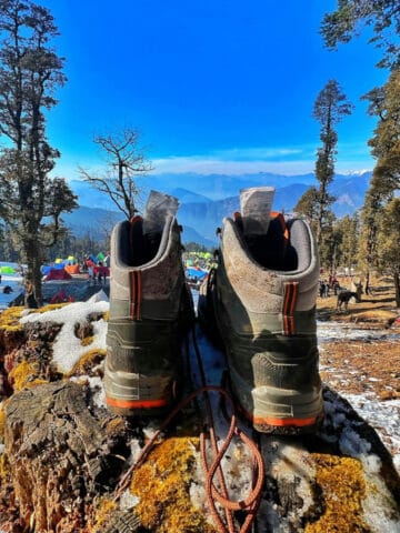 Hiking boots (photo: Nitin Shivaprasad).