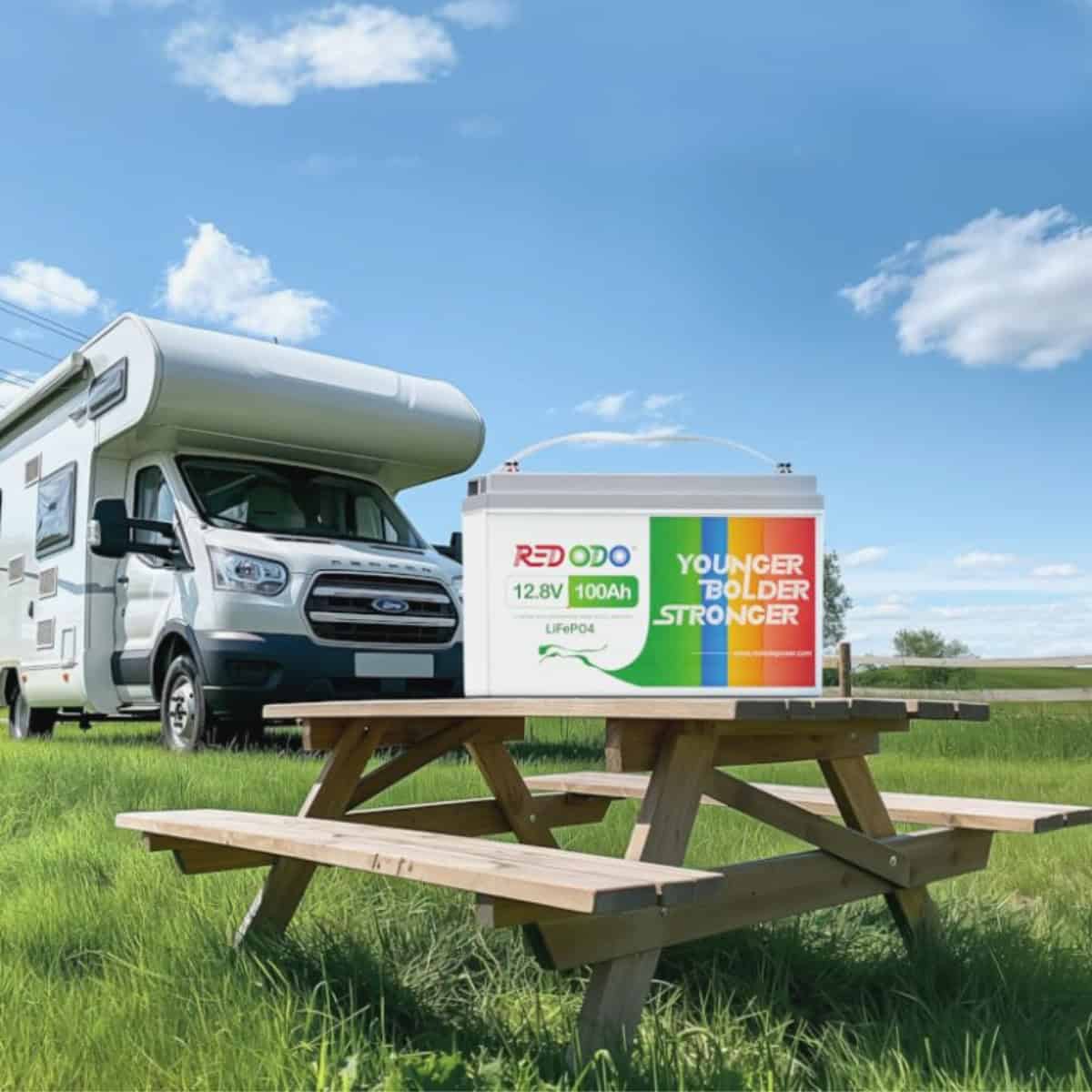 Redodo Lithium RV battery.