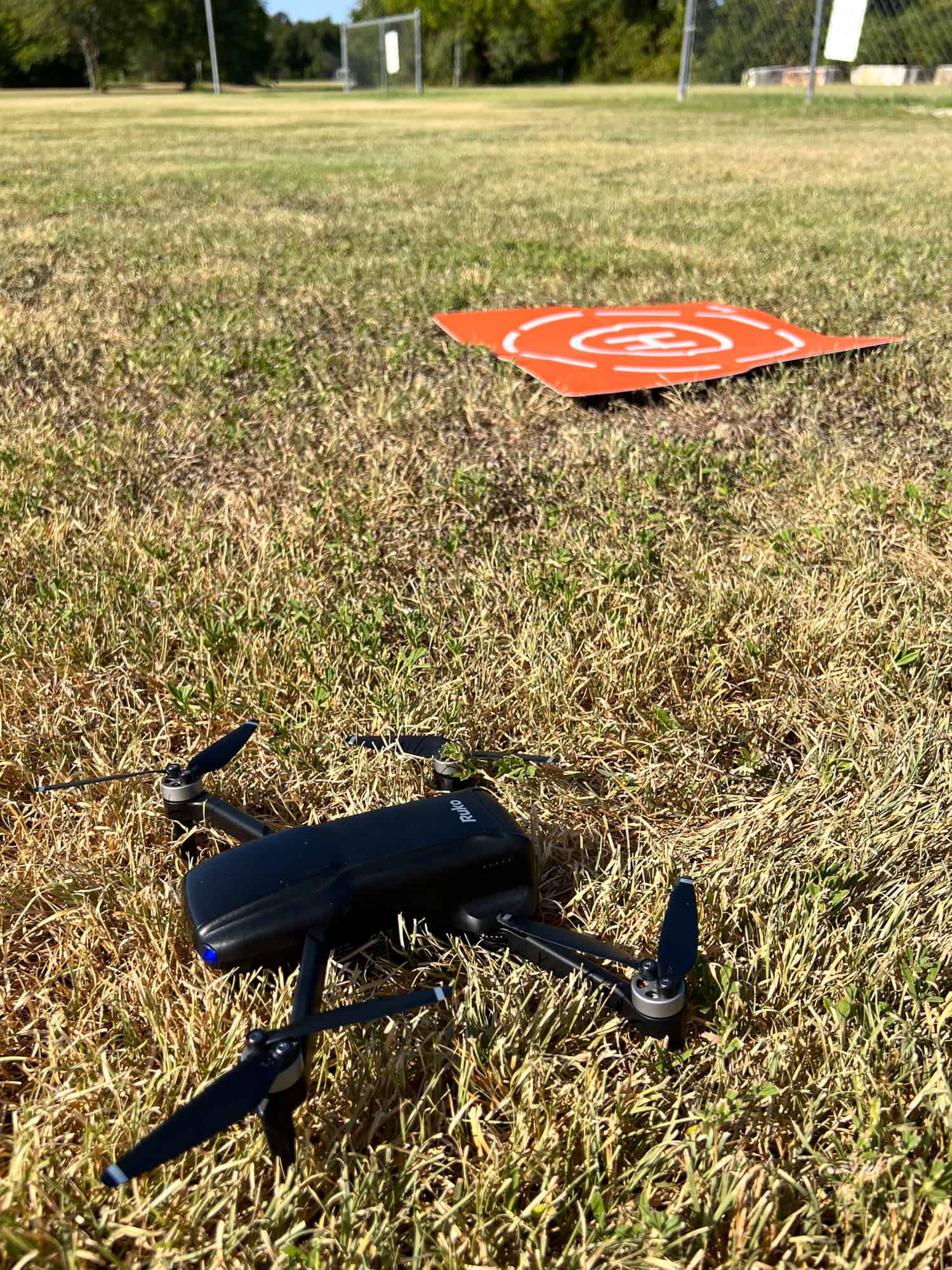 The U11MINI 4K often landed within six feet of the launch pad.