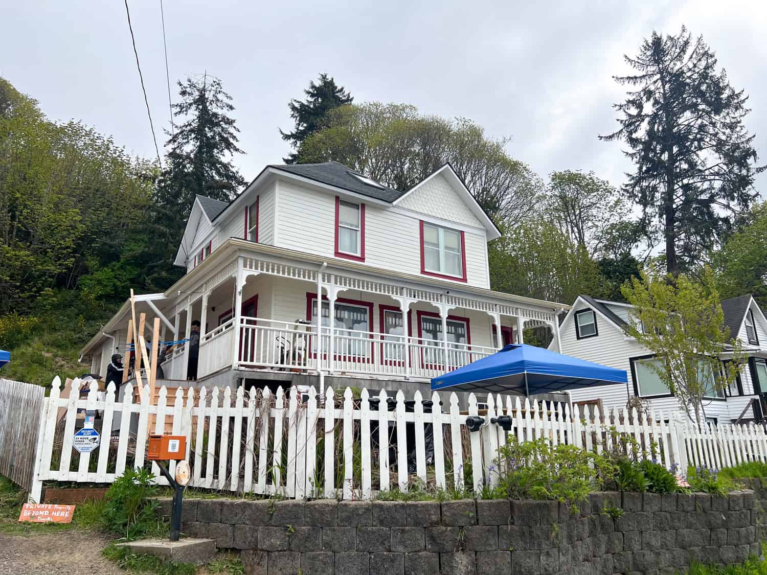 Mikey's house in The Goonies movie. Mikey's house in The Goonies movie.