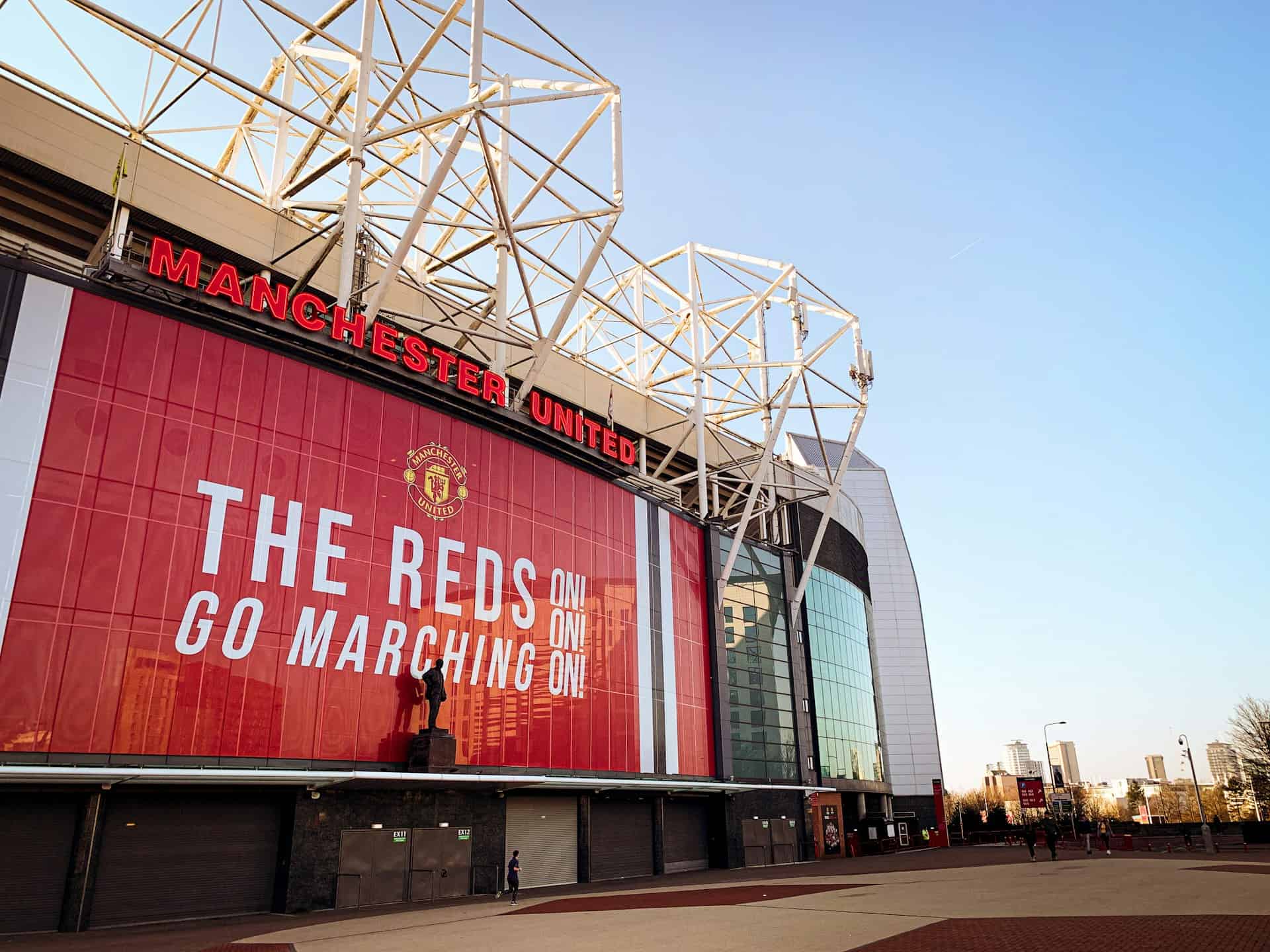 Old Trafford stadium is a popular group travel destination in Manchester (photo: Nat Callaghan, Unsplash).  Old Trafford stadium is a popular group travel destination in Manchester (photo: Nat Callaghan, Unsplash).