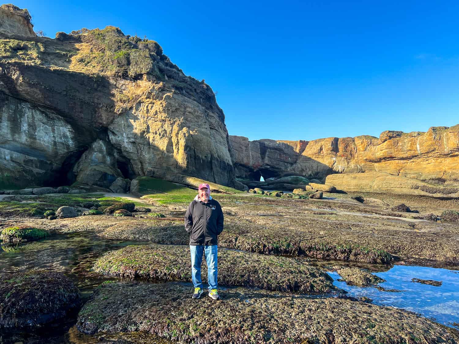 Dave on Otter Crest Beach (photo by Kelly Lemons). Dave on Otter Crest Beach (photo by Kelly Lemons).