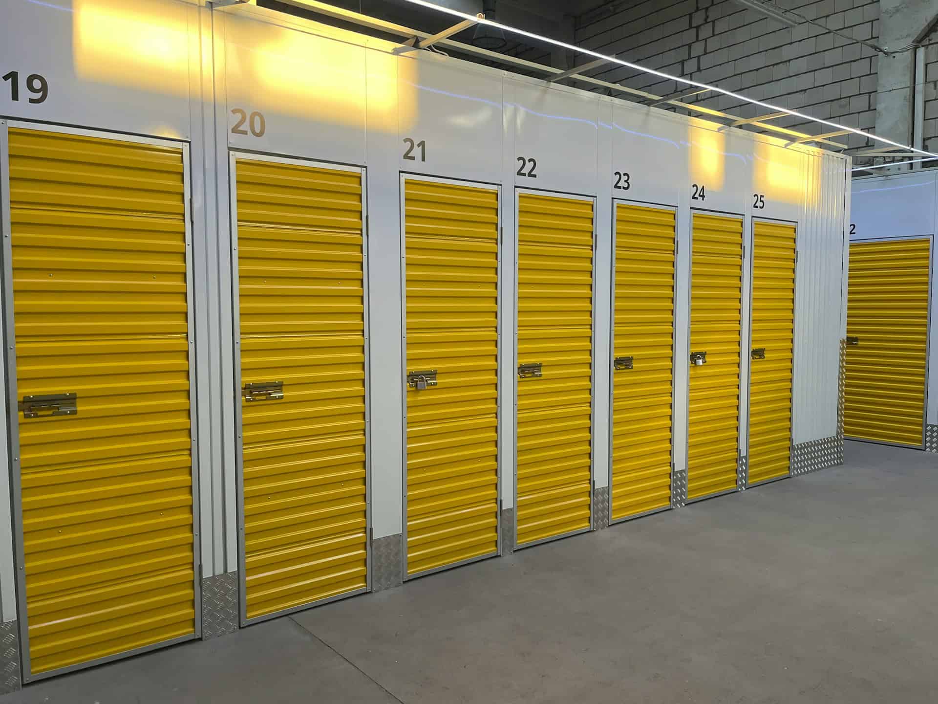 Self-storage units (photo: Aga Adamek, Unsplash).