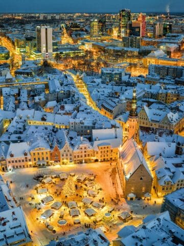 Visit the Tallinn Christmas Market on a winter holiday to Estonia (photo: Dmitry Sumin, Unsplash).