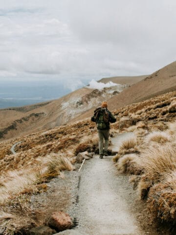 Hiking the Tongariro Crossing (photo: Katie McBroom, Unsplash).