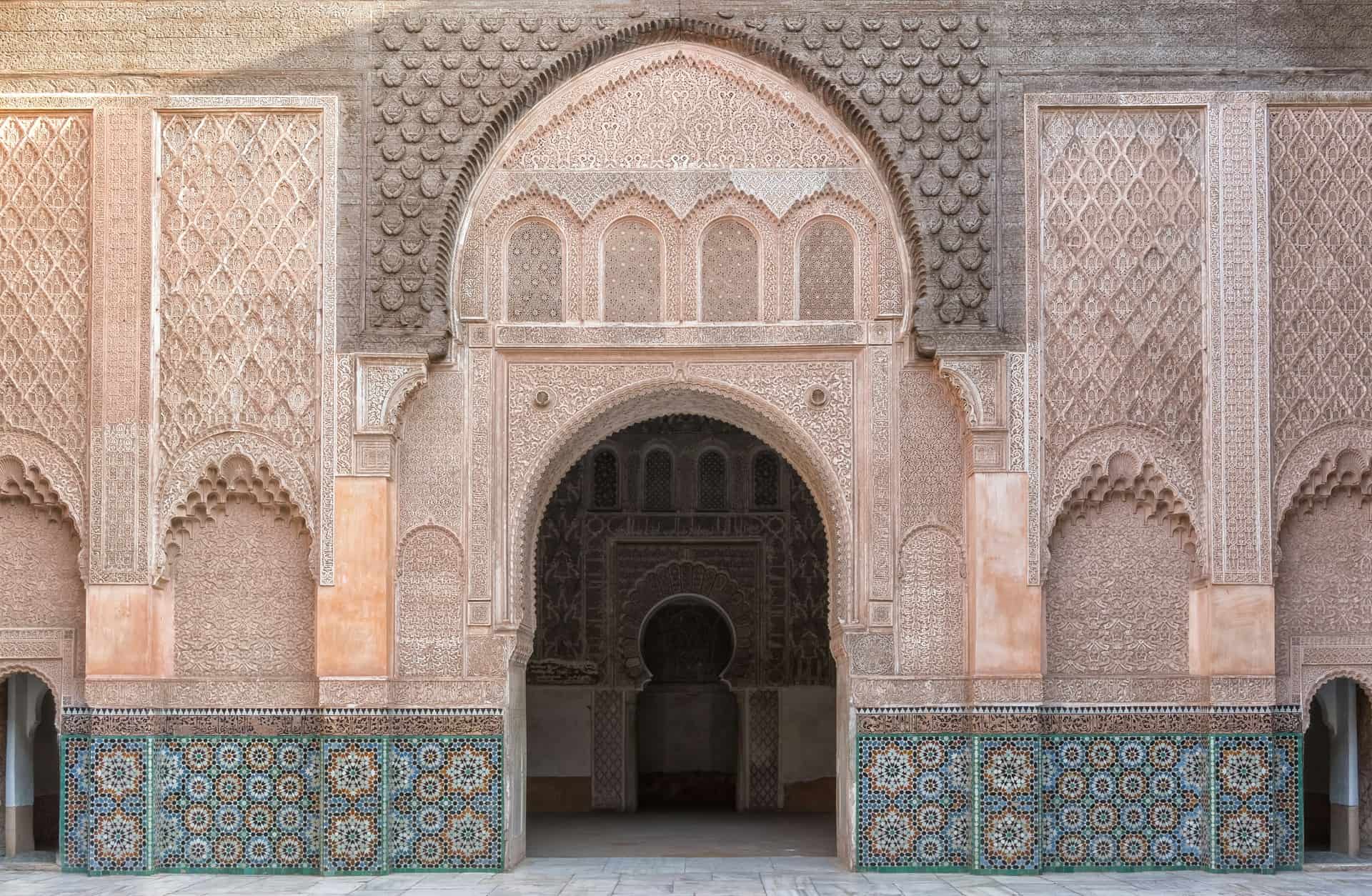 Islamic architecture in Marrakesh (photo: Milad Alizadeh, Unsplash).