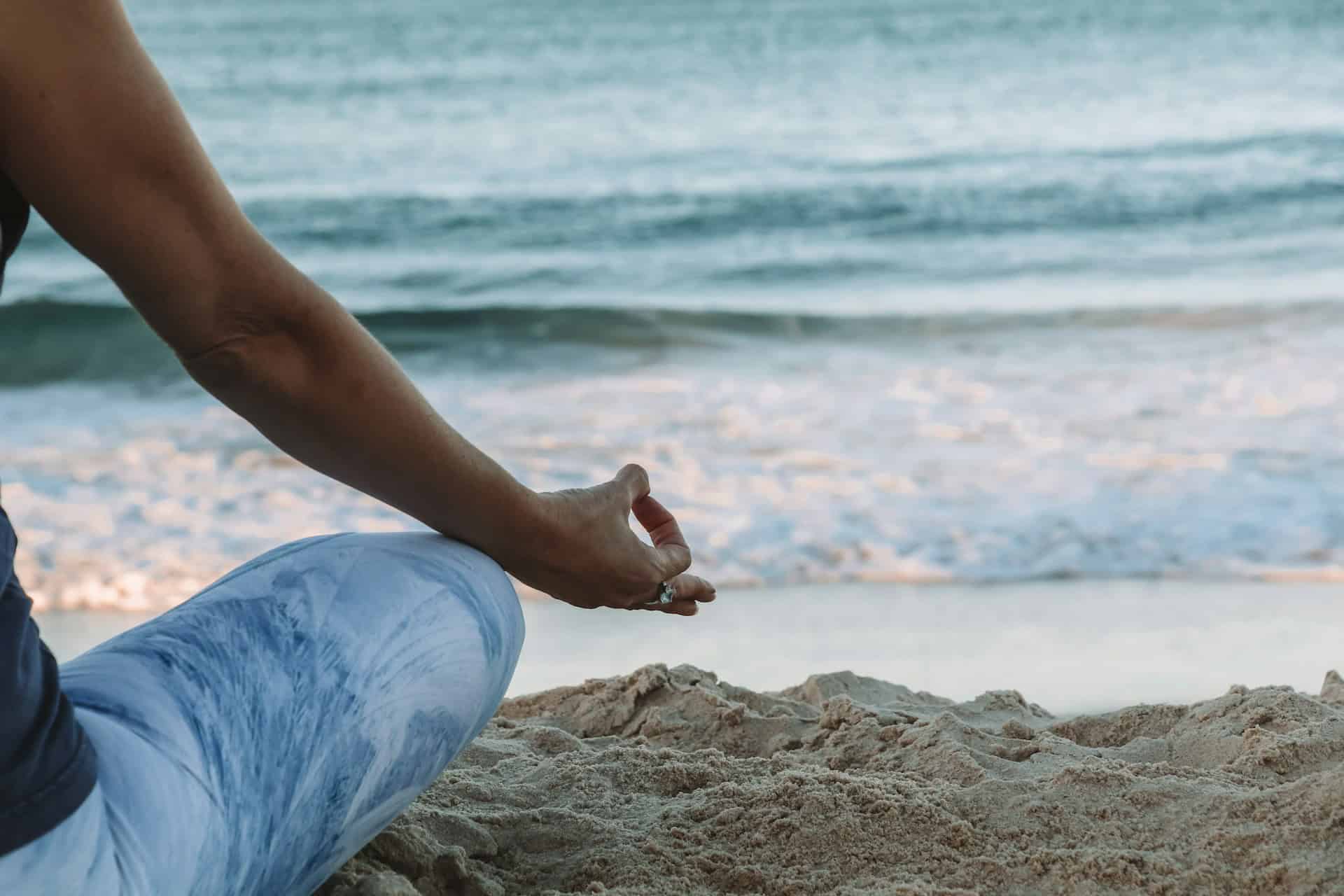 Meditating on the Gold Coast of Australia, an attractive region for wellness retreats (photo: Chelsea Gates, Unsplash).
