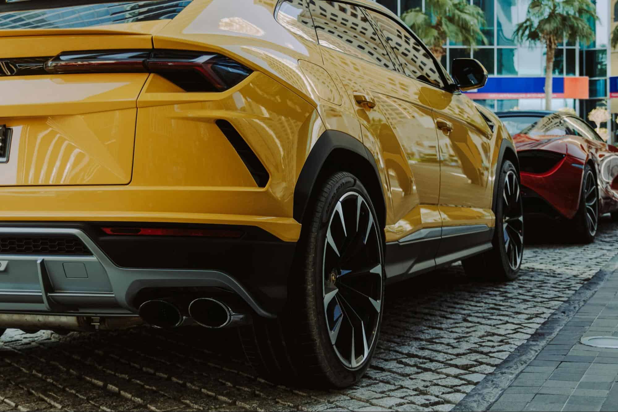 Sports cars in Dubai.