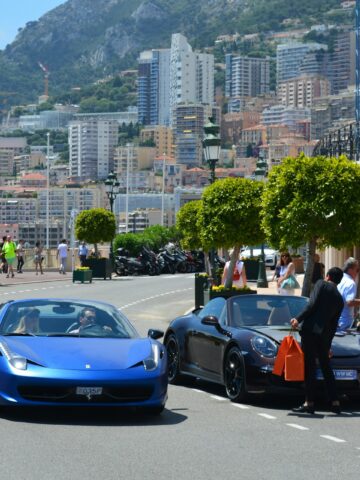 Renting a car in Monaco, such as a Ferrari, can be a fun way to experience the principality (photo: Derek Lynn, Unsplash).