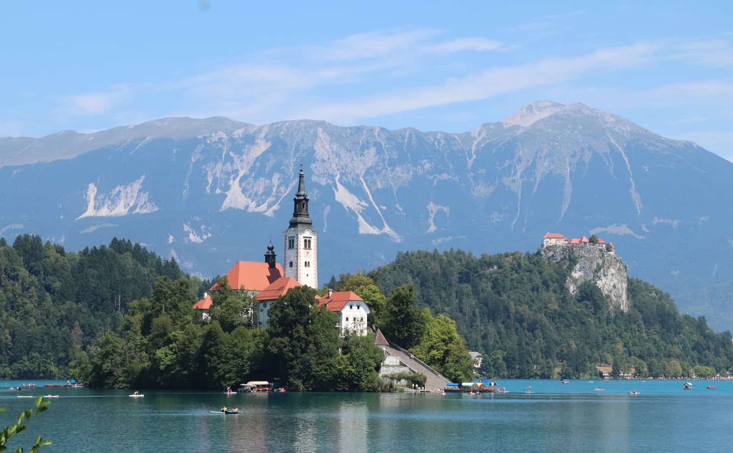Lake Bled in Slovenia.
