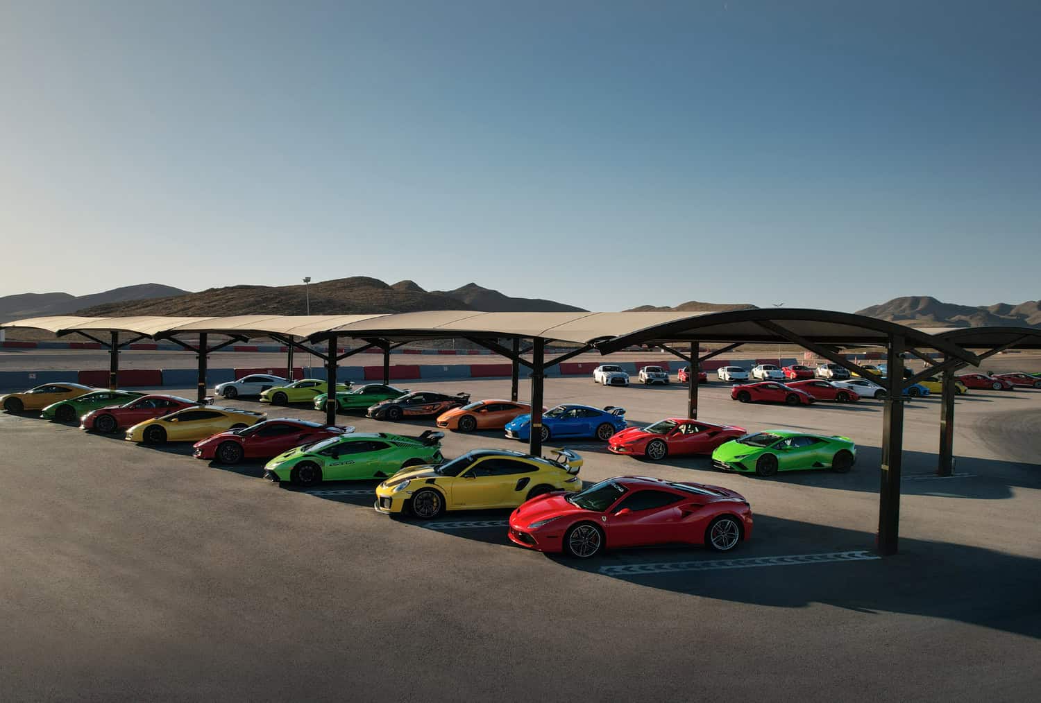 Supercars fleet in Las Vegas.