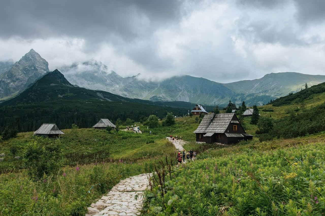 A Krakow road trip leads hikers to a stone trail in the Tatra Mountains near Zakopane, Poland (photo: Pexels).
