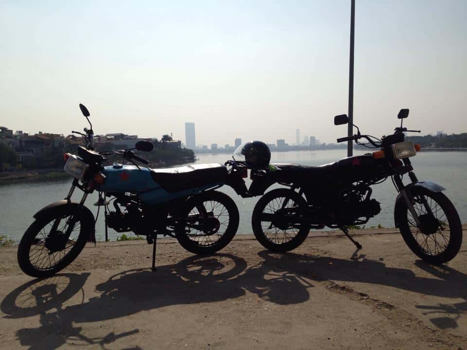 buy a motorbike in Hanoi Old Quarter Vietnam 