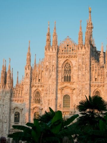 The Duomo di Milano in Italy