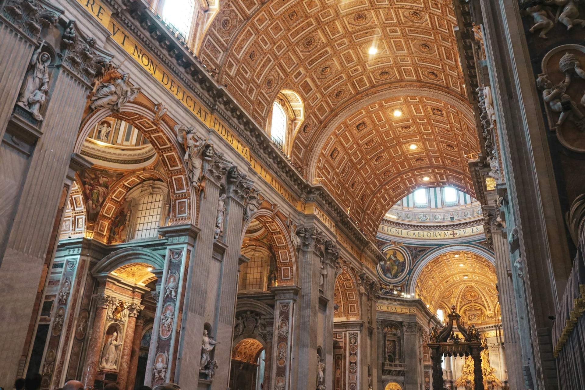 St. Peter's ceiling in the Vatican
